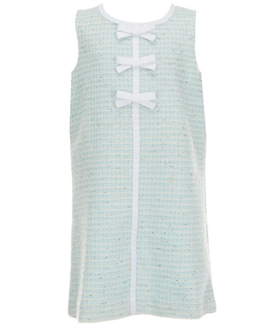 Lilly Pulitzer Girls Aria Sleeveless Bow Mini Shift Dress