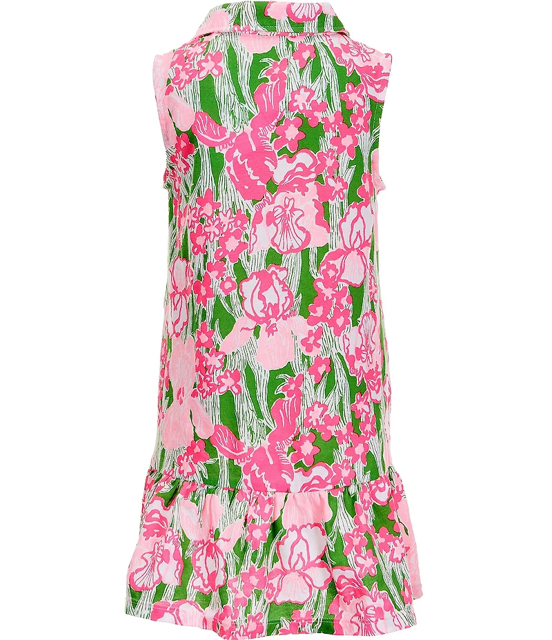 Lilly Pulitzer Little/Big Girls Mini Riegan Floral Cotton Collared Dress