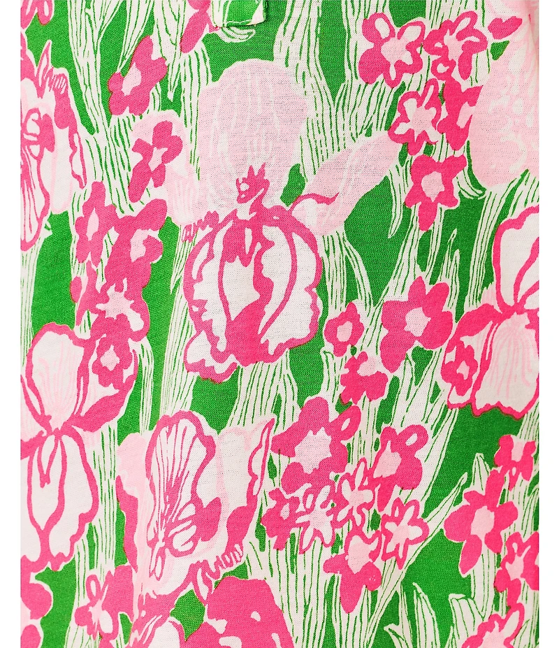 Lilly Pulitzer Little/Big Girls Mini Riegan Floral Cotton Collared Dress