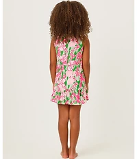 Lilly Pulitzer Little/Big Girls Mini Riegan Floral Cotton Collared Dress