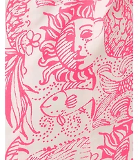 Lilly Pulitzer Girls Mini Wister Floral Sleeveless Lace Trim Dress