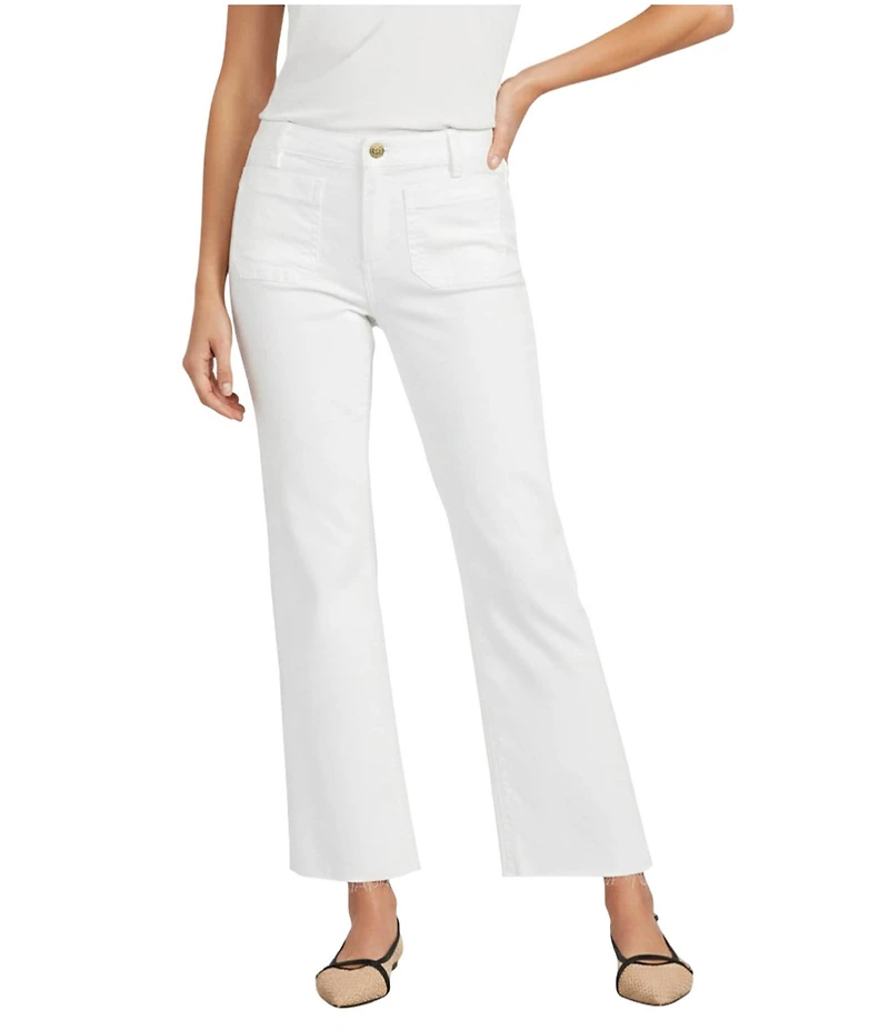 Lilly Pulitzer Harleen Stretch Denim High Rise Straight Leg Crop Jeans