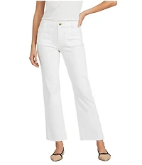 Lilly Pulitzer Harleen Stretch Denim High Rise Straight Leg Crop Jeans