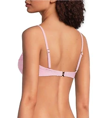Lilly Pulitzer Katara Seersucker Stripe Bandeau Swim Top