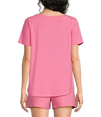 Lilly Pulitzer Key West Crew Neck Short Sleeve Top