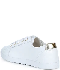 Lilly Pulitzer Lilly Leather Lace Up Sneakers