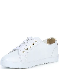 Lilly Pulitzer Lilly Leather Lace Up Sneakers