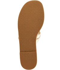 Lilly Pulitzer Lilly Leather Logo Slip On Sandals