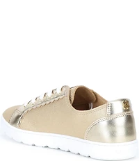 Lilly Pulitzer Lilly Metallic Leather Lace Up Sneakers