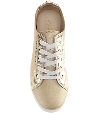 Lilly Pulitzer Lilly Metallic Leather Lace Up Sneakers