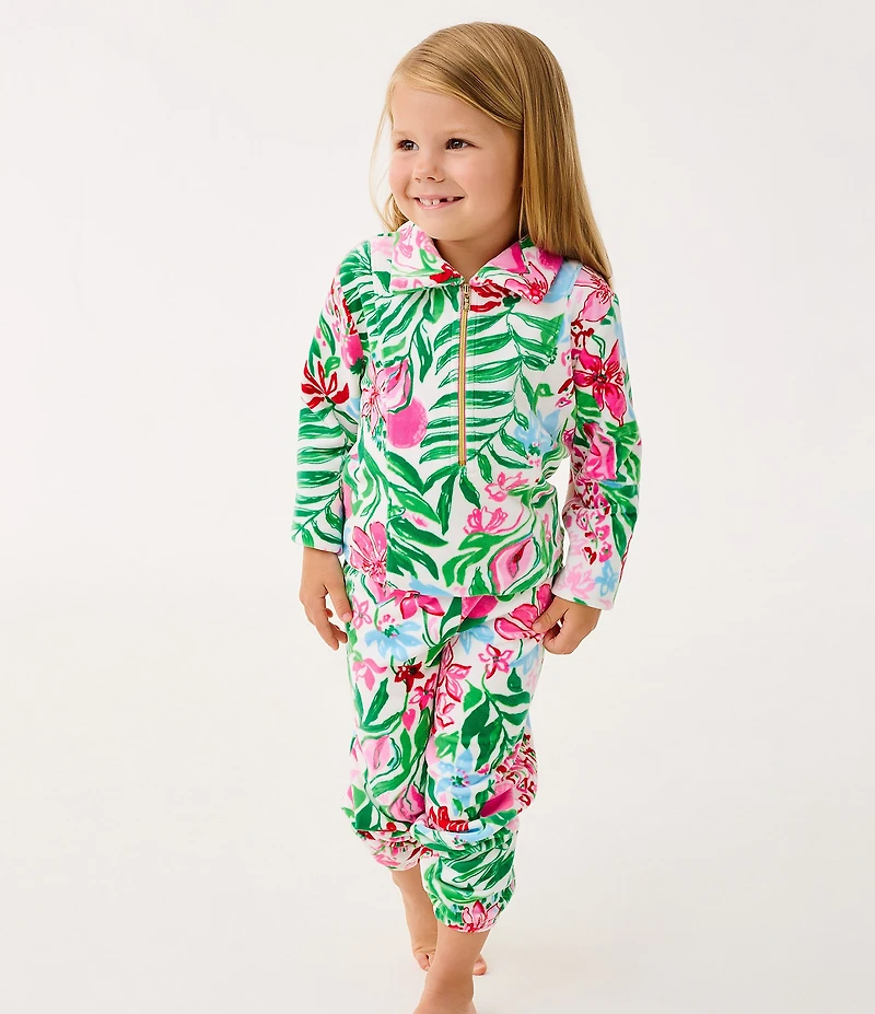 Lilly Pulitzer Girls Mini Mallie Velour Pants