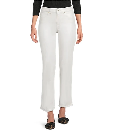 Lilly Pulitzer Liza Shimmer Denim High Rise Crop Flare Pants