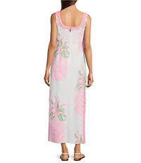 Lilly Pulitzer Marleigh Stretch Butterfly Jacquard Crew Neck Sleeveless Shift Dress