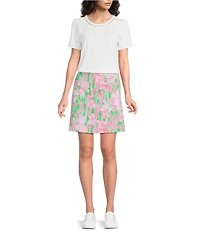 Lilly Pulitzer Monica Performance Twill Pearl Skort