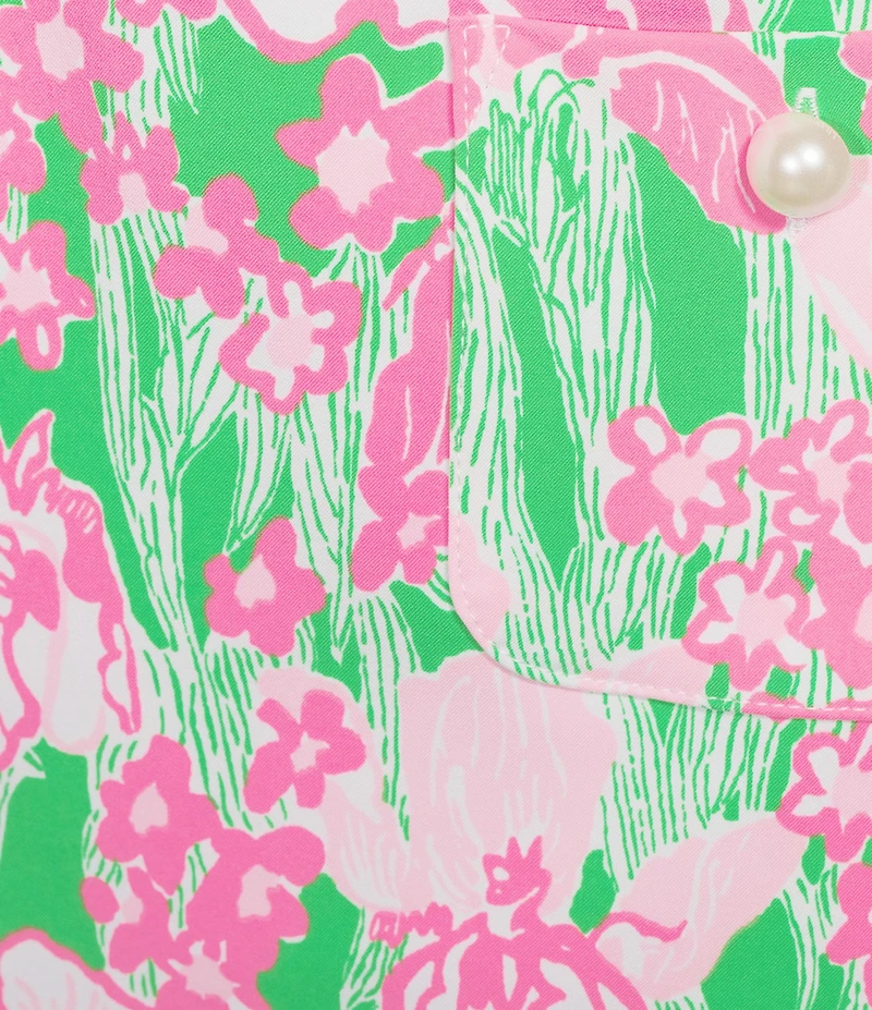 Lilly Pulitzer Monica Performance Twill Pearl Skort