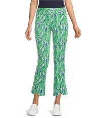 Lilly Pulitzer Performance Twill Lilly Of The Valley Print Kick Flare Pants