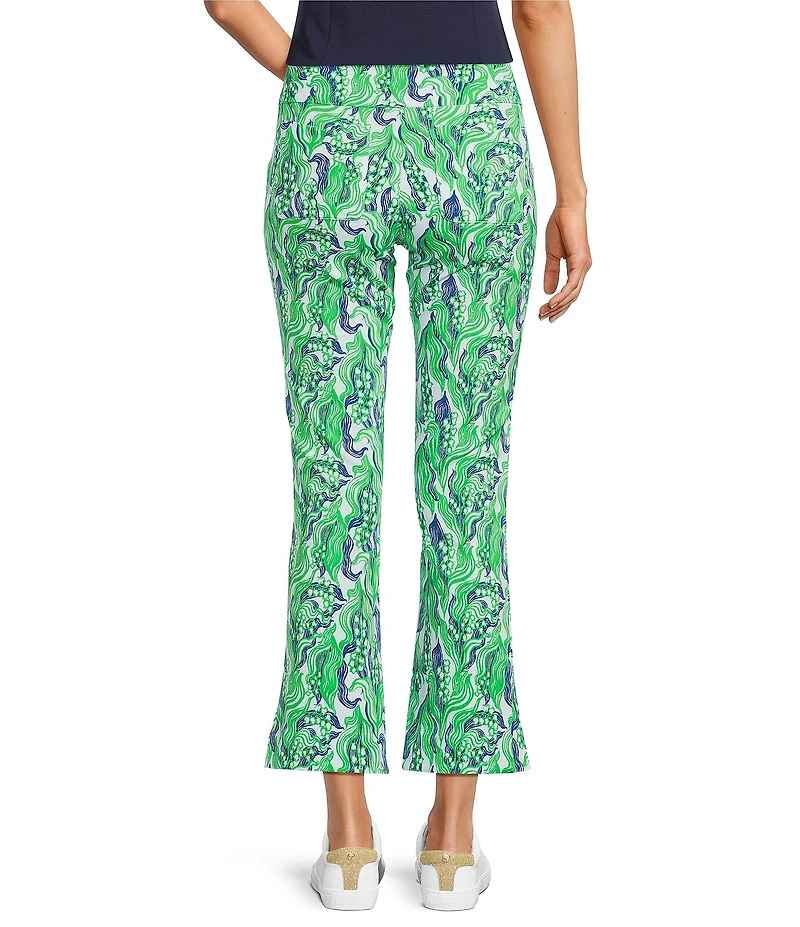 Lilly Pulitzer Performance Twill Lilly Of The Valley Print Kick Flare Pants