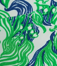 Lilly Pulitzer Performance Twill Lilly Of The Valley Print Kick Flare Pants