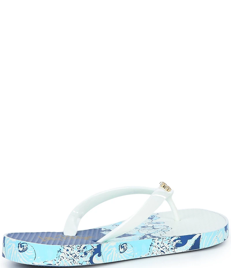 Lilly Pulitzer Vinyl Printed EVA Flip Flops