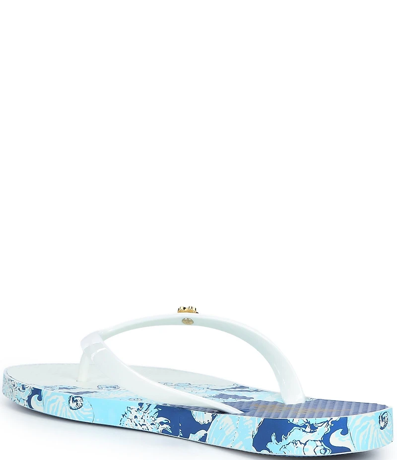 Lilly Pulitzer Vinyl Printed EVA Flip Flops