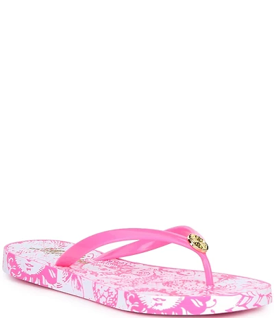 Lilly Pulitzer Pool Flip Flops
