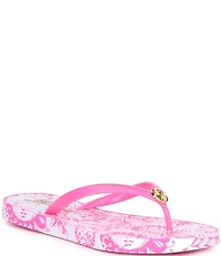 Lilly Pulitzer Pool Flip Flops