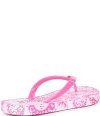 Lilly Pulitzer Pool Flip Flops