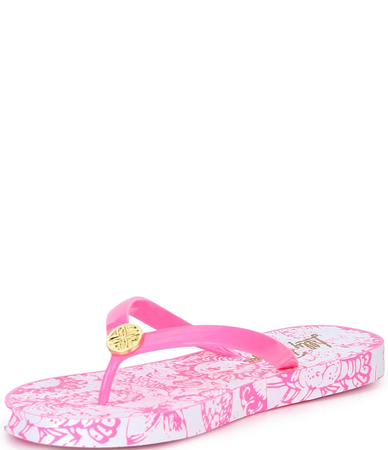 Lilly Pulitzer Pool Flip Flops