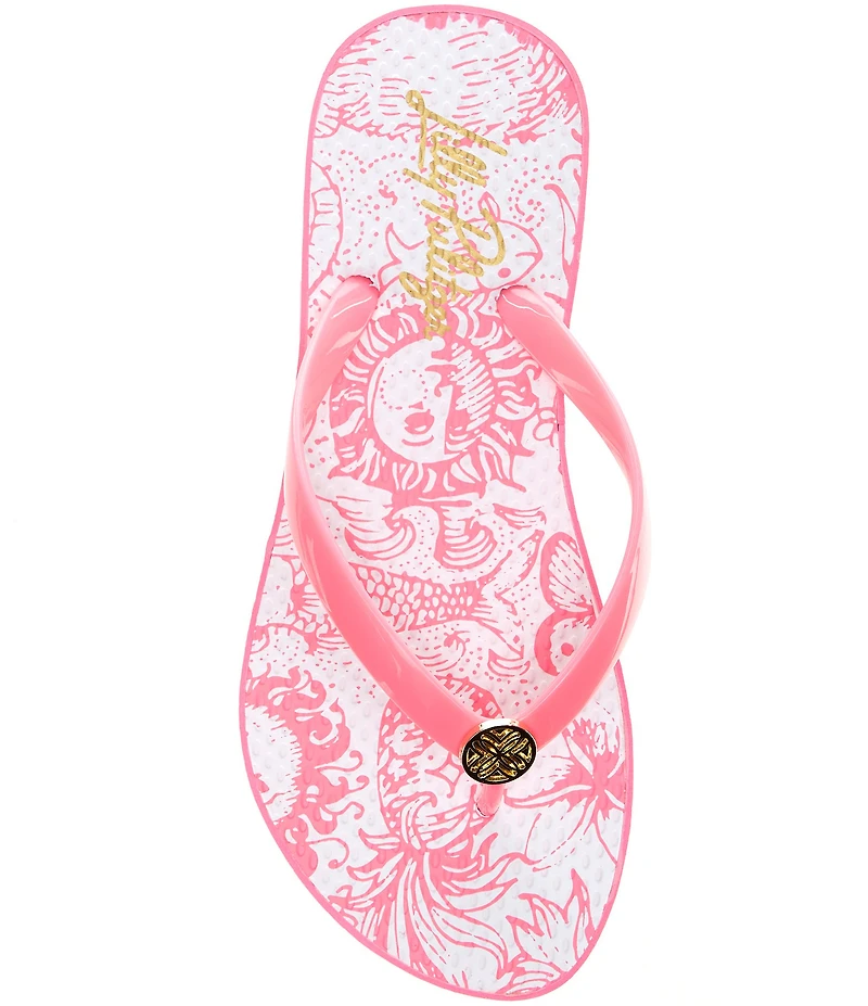 Lilly Pulitzer Pool Flip Flops