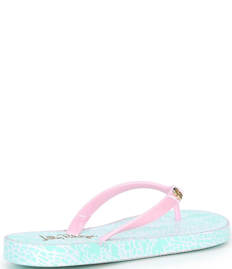 Lilly Pulitzer Vinyl Printed EVA Flip Flops
