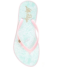 Lilly Pulitzer Vinyl Printed EVA Flip Flops