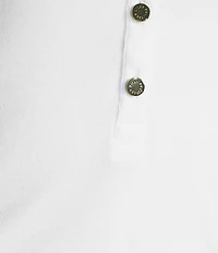 Lilly Pulitzer Ronson Eyelet Knit Notch Neck Elbow Sleeve Top