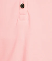 Lilly Pulitzer Ronson Eyelet Knit Notch Neck Elbow Sleeve Top