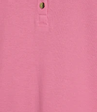 Lilly Pulitzer Ronson Notched Crew Neck Puff Elbow Sleeve Dress