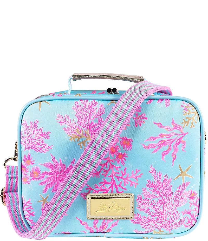 Lilly Pulitzer Royal Coral Lunch Bag