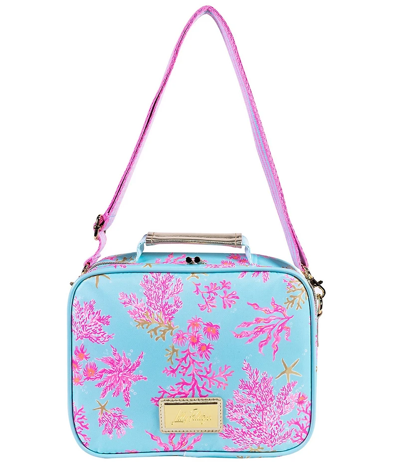 Lilly Pulitzer Royal Coral Lunch Bag