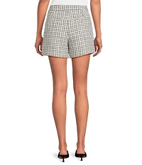 Lilly Pulitzer Sarissa Boucle Houndstooth Coordinating High Rise Shorts