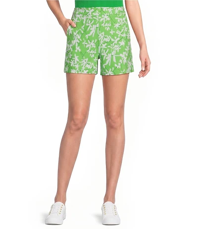Lilly Pulitzer Sarissa Double Cloth High-Rise Stretch Shorts