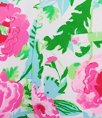 Lilly Pulitzer Sarissa Floral Double Cloth High-Rise Stretch Shorts