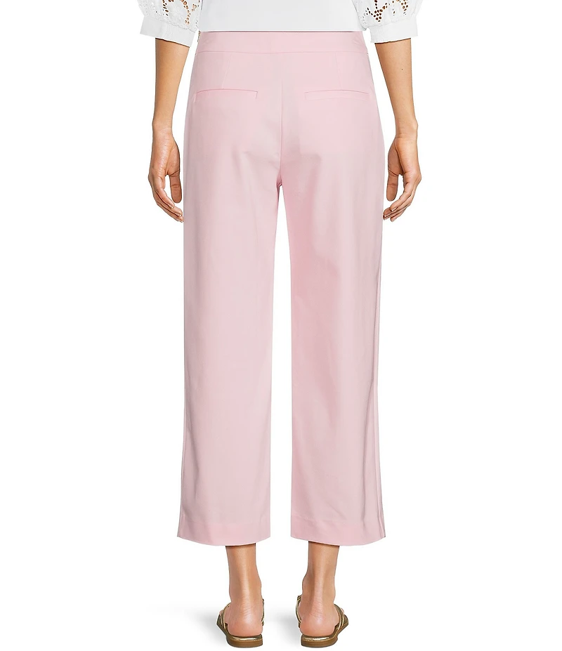 Lilly Pulitzer Sarissa High Rise Stretch Double Cloth Wide Leg Crop Pants