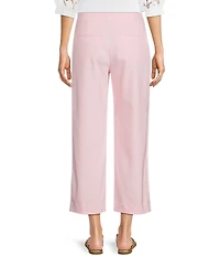 Lilly Pulitzer Sarissa High Rise Stretch Double Cloth Wide Leg Crop Pants