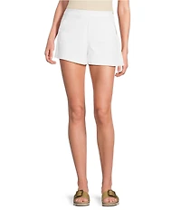 Lilly Pulitzer Sarissa Stretch High-Rise Straight Shorts