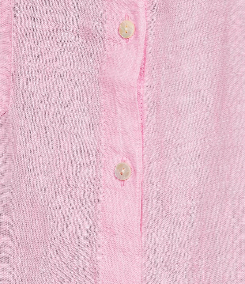 Lilly Pulitzer Sea View Collar Long Sleeve Button Down Shirt