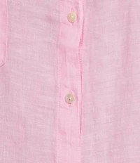 Lilly Pulitzer Sea View Collar Long Sleeve Button Down Shirt