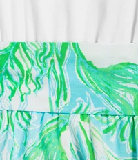 Lilly Pulitzer Sonaire Galloping Gals Print Point Collar Short Sleeve Shirt Dress