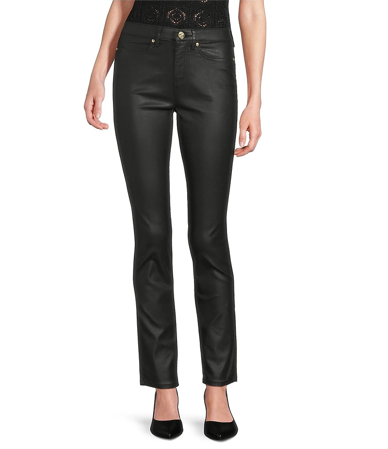 Lilly Pulitzer South Ocean Coated Denim High Rise Skinny Jeans