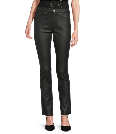 Lilly Pulitzer South Ocean Coated Denim High Rise Skinny Jeans