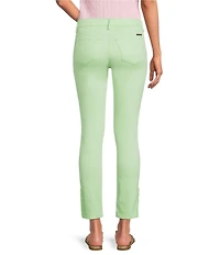 Lilly Pulitzer South Ocean High-Rise Lace Trim Skinny Jeans