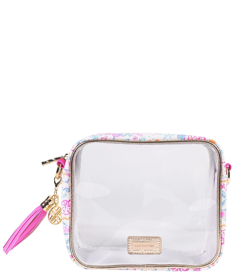 Lilly Pulitzer Summer Serenade Game Day Clear Crossbody Bag