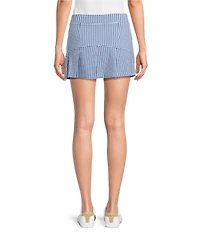 Lilly Pulitzer Thera Performance Twill Gingham Print Performance Skort